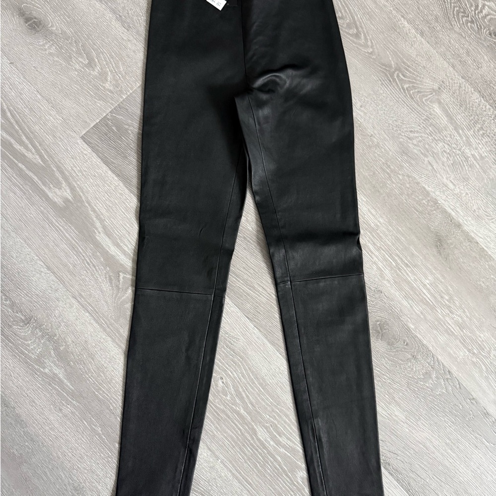 NWT - Maje real leather leggings size 38